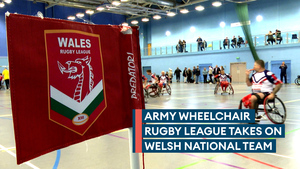 Army wheelchair rugby league takes on Welsh outfit in further push for more recognition