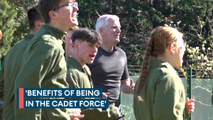 Carns feels the benefits of being in the cadet force