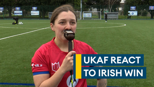 UKAF goalscorer pleased with win over Irish