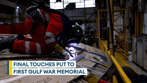 First Gulf War memorial takes shape at UK foundry