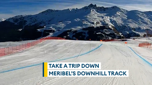 Watch: Take a first-person trip down Meribel's white-knuckle Downhill course