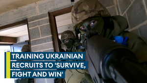 Behind the scenes as multinational allies train Ukrainians for the frontline