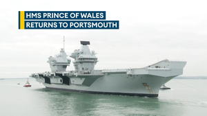 HMS Prince of Wales returns home after Ex Strike Warrior