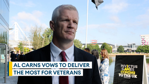 Veterans Minister best placed in the MOD, Carns says
