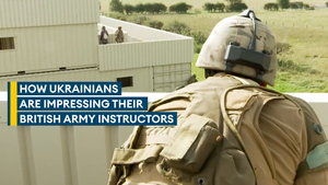 Army instructor praises Ukrainians training in UK 
