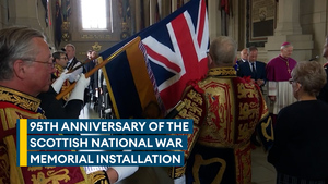 Edinburgh Castle hosts church service to honour anniversary of Scottish National War Memorial