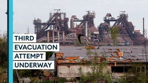 Ukraine: Third attempt to evacuate Mariupol steel plant underway