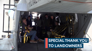 Commando Helicopter Force says thank you with a Merlin