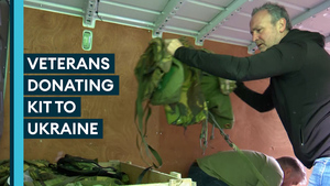 Army veterans donating military kit to Ukraine