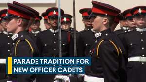 Latest batch of officer cadets pass out from RMA Sandhurst