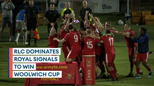 Royal Logistic Corps dominates Royal Signals to win Woolwich Cup