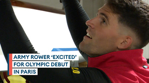 Army rower Stephen Cox prepares for his biggest row yet at Paris Olympics