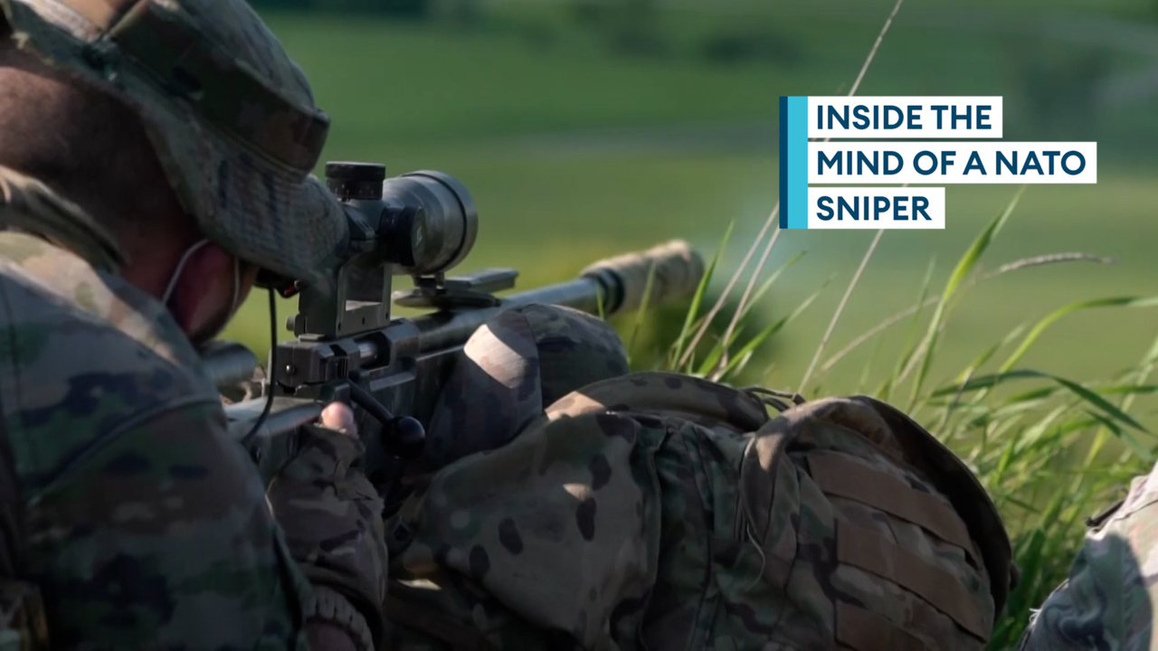 Hidden in plain sight: Can you spot the Ukrainian snipers?