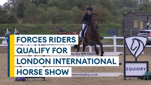 Showjumpers book their place in December's forces final