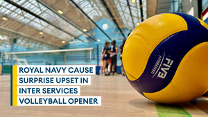 Navy Volleyball shocks RAF with dominant win in Inter Services opener