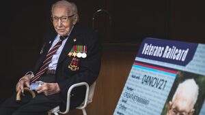 First Veterans Railcard Given To Captain Sir Tom Moore