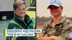 A reservist career is like a family says serving Sergeant and Paramedic