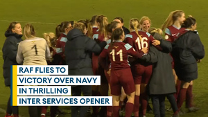 RAF Women gets title defence off to a flying start with win over Navy