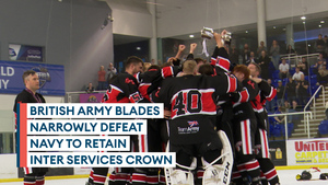 British Army Blades retain Inter Services Ice Hockey title 