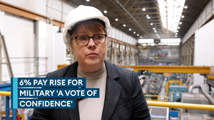 Minister denies 6% pay rise for Armed Forces is unaffordable