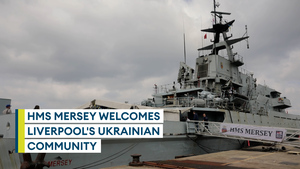 HMS Mersey has the 'Eurovision buzz' in Liverpool