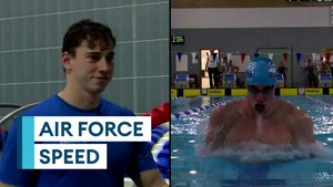 RAF swimmer hoping for Commonwealth Games success