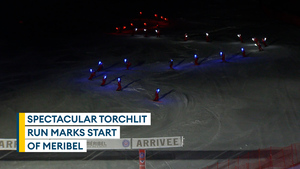 Snow sport stars kick off 73rd Inter Services with stunning opening ceremony at Meribel