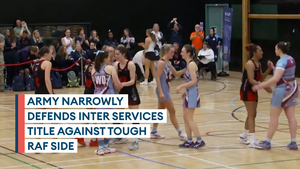 Army defend Inter Services netball title after tough battle with RAF