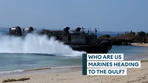 USS Tripoli carrying a US Marine Expeditionary Unit en route to the Middle East