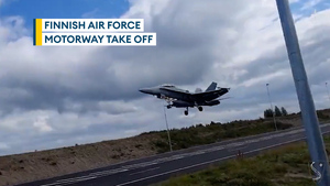 Finnish Air Force swaps runway for motorway 