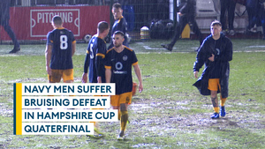 Royal Navy men dumped from Hampshire Cup in bruising loss against AFC Totton