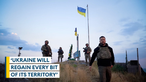'We are moving forward': Zelensky sends defiant message from Snake Island on 500th day of Russia war