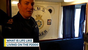 Commander gives guided tour of one of Navy's compact but capable P2000s