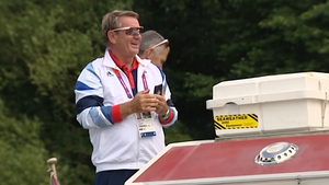 Navy Olympic Rower Pays Tribute To Retiring Coach