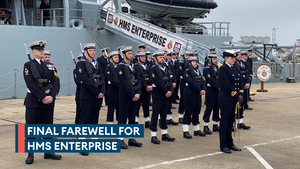 HMS Enterprise decommissioned in Portsmouth