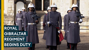 Royal Gibraltar Regiment begins public duties in London