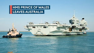 F-35 ops await HMS Prince of Wales after her time Down Under