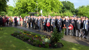 Memorial service held for two ships attacked during Falklands War