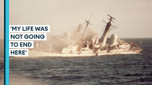Falklands: Veteran recalls sinking of HMS Coventry 40 years on