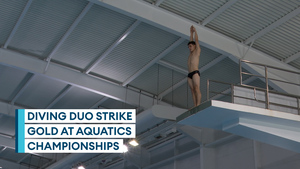 Military divers make a splash at the Inter Services Diving Championships