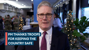PM uses Christmas message to offer thanks to Armed Forces