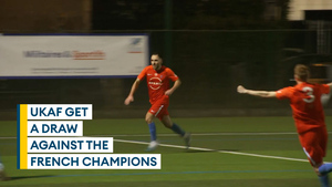 UKAF fight back to draw Kentish Cup opener against the French Forces