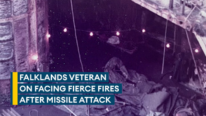 How this Falklands Navy veteran responded to onboard fires after Argentinian missile attack