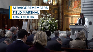 Field Marshal Lord Guthrie  remembered as a soldier's soldier