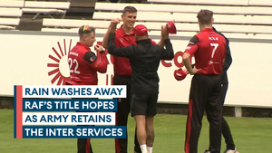 Army T20 cricket retain the Inter Services after rain derails final match