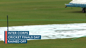 Rain ruins Inter Corps cricket Finals Day in Aldershot