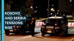 Tensions rise on Kosovo border with NATO 'prepared to intervene'