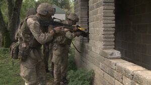 Ex Blue Steel: Royal Marine Commandos Train On Salisbury Plain