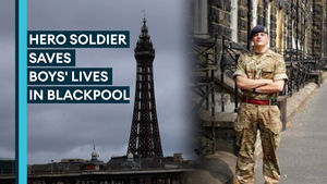Blackpool rescue: Soldier on how he saved two boys' lives
