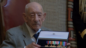 Veteran Presented With Lost Medals At VJ Day Ceremony